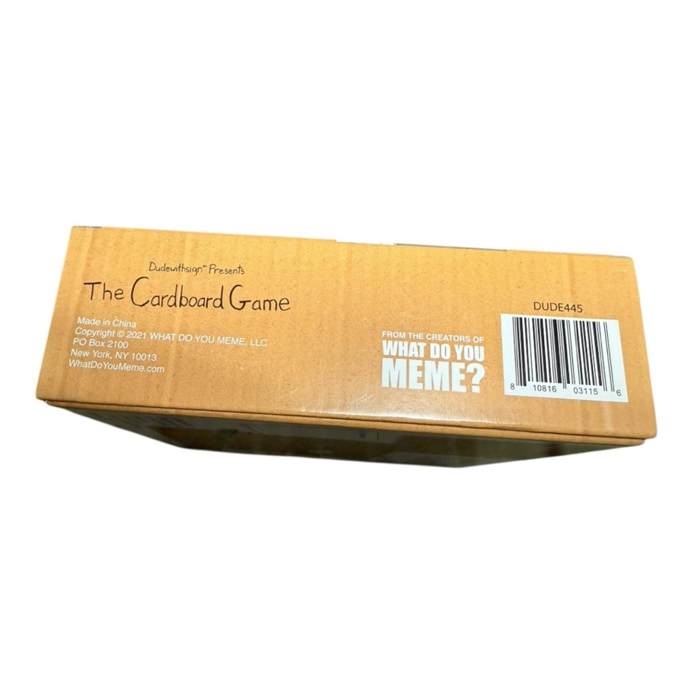 The Cardboard Game by - Brown - Picture 3 of 5
